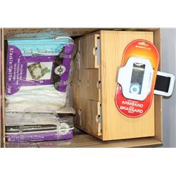 LOT WITH NEW CRAFTS , CRAFT ORGANIZER AND MORE