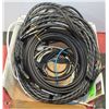 Image 1 : BOX OF OF VIDEO CABLES.