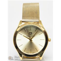 #4-ADRIENNE VITTADINI STAINLESS STEEL GOLD TONE