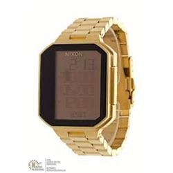 #13-NIXON (THE SYNAPSE) STAINLESS STEEL GOLD TONE,