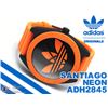 Image 3 : #16-ADIDAS ORANGE SILICONE RUBBER STRAP, BLACK