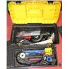 Image 1 : TOOL BOX W/ PIPE CUTTER, PLUMBING, SCREW DRIVERS,