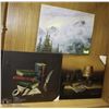 Image 1 : LOT OF 3 ASSORTED  CANVAS PICTURES