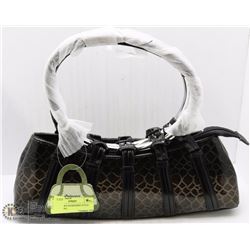 NEW BROWN SNAKESKIN STYLE METAL RING