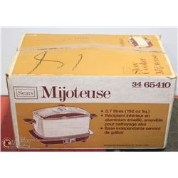 SEARS MIJOTEUSE 5.7 LITRE SLOW COOKER
