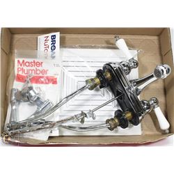 NEW BATH FAN COVER, TAP SET AND NEW MASTER