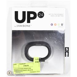 UP 24 FITNESS WIRELESS WRISTBAND,SMALL,BLACK