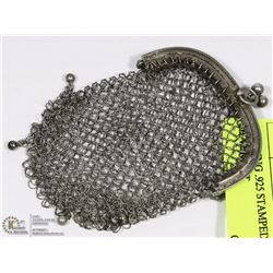 STERLING .925 STAMPED ESTATE SILVER MINI CHAINLINK