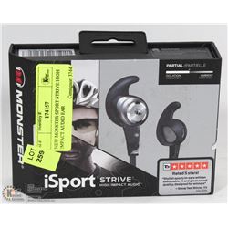 MONSTER SPORT STRIVE HIGH IMPACT AUDIO EAR