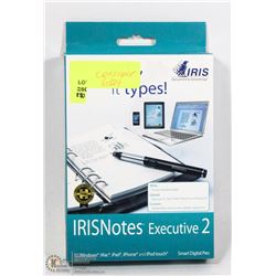 IRIS NOTES EXECUTIVE 2 COMPUTER PROGRAM