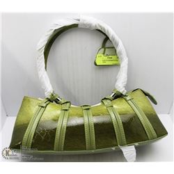 NEW GREEN SNAKESKIN STYLE METAL RING