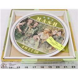 MASH COMMEMORATIVE PLATE #'D WITH COA IN BOX