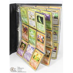 BINDER W/COLLECTIBLE POKEMON CARDS