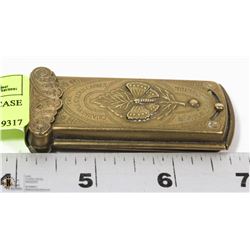 AVERY BRASS SEWING NEEDLECASE "THE QUADRUPLE