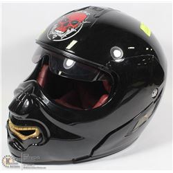 FLIP UP CHIN SINGLE VISOR DOT APPROVED SAMURAI