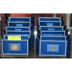 SET OF 12 OFFICIAL SILVER PROOFS WORLDS GREATEST