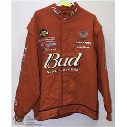 NASCAR BUDWEISER RED XL JACKET