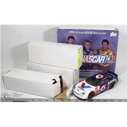 NASCAR 1:24 SCALE 3 CAR SET INCL BILL ELLIOT, MARK