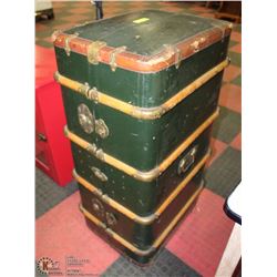 1920'S BUSINESS TRAVEL TRUNK WITH KEYS