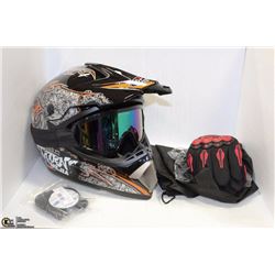 NEW BMX/MOTORCROSS DOT APPROVED TATAN MEIJA HELMET