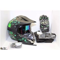 NEW BMX/MOTORCROSS DOT APPROVED TATTOO HELMET