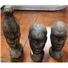 Image 1 : 3 AFRICAN IRONWOOD STATUETES