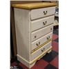 Image 2 : 2-TONE PINE 5-DRAWER DRESSER W/EASY