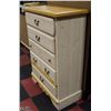 Image 3 : 2-TONE PINE 5-DRAWER DRESSER W/EASY