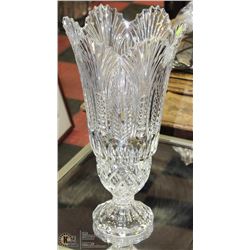 16" TALL CRYSTAL VASE