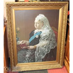 VINTAGE FRAMED ROYALTY PICTURE