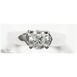 #50-14K WHITE GOLD DIAMOND SI3 SOLITAIRE RING