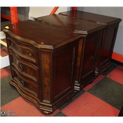 FREIGHT DAMAGE: LOT OF 3 PROVINCIAL STYLE NIGHT