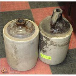 PAIR OF ANTIQUE LIQUOR JUGS