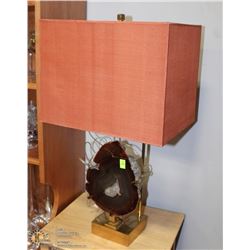 QUARTZ STONE TABLE LAMP