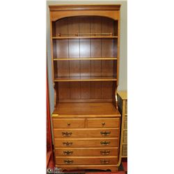6) 3 DRAWER ROXTON DRESSER WITH HUTCH