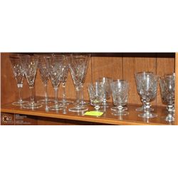 15PC PINWHEEL CRYSTAL COLLECTION.