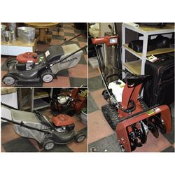 FEATURED ITEMS: HONDA SNOWBLOWER AND LAWNMOWERS