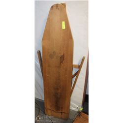 VINTAGE WOOD IRONING BOARD