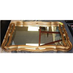 DOUBLE FRAMED WALL HANGING MIRROR 35"X25"