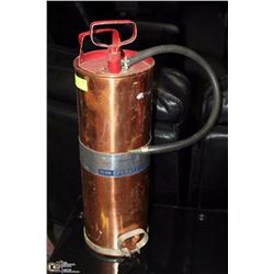 COPPER GENERAL FIRE EXTINGUISHER.