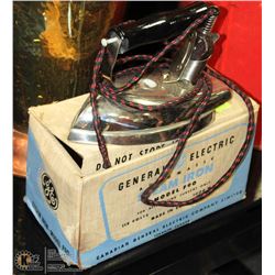 VINTAGE G.E. MODEL F90 STEAM IRON