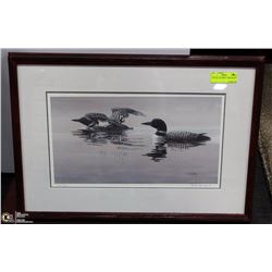 LTD. ED., NO'D PRINT "LOON DANCE" -