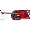 Image 1 : JACKSON RED ELECTRIC GUITAR W/ SOFT CASE.