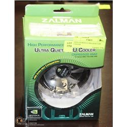 NEW ZALMAN ULTRA QUIET CPU COOLER