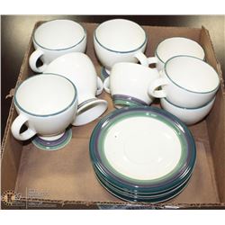 PFALTZGRAFF STONEWARE 4 PERSON TEA/COFFEE SET