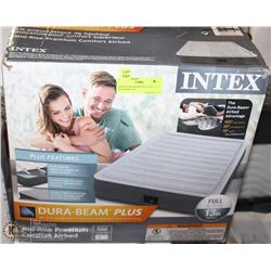INTEX DURA-BEAM PLUS ,FULL SIZE WITH BUILT-IN