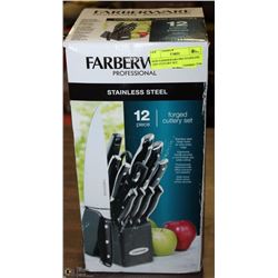 FARBERWARE PRO STAINLESS 12PC CUTLERY SET