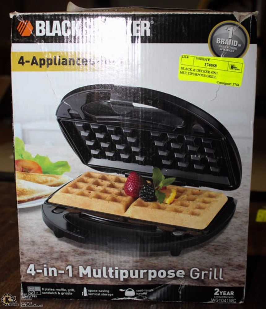 BLACK & DECKER 4IN1 MULTIPURPOSE GRILL