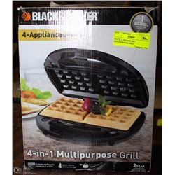 BLACK & DECKER 4IN1 MULTIPURPOSE GRILL