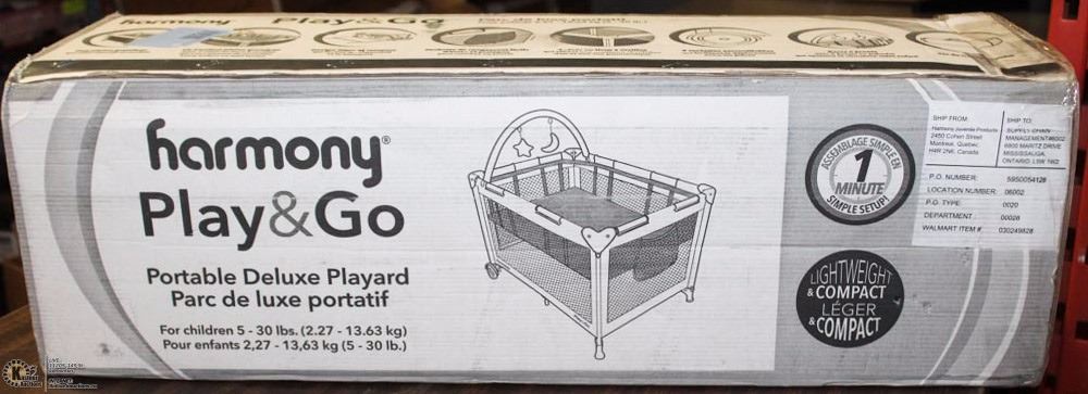 harmony play and go deluxe playard
